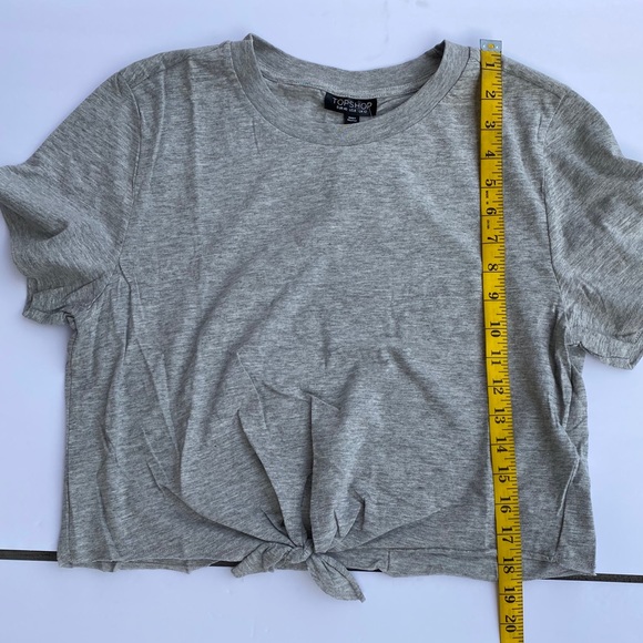 Topshop Tie Front Tee - Picture 5 of 6